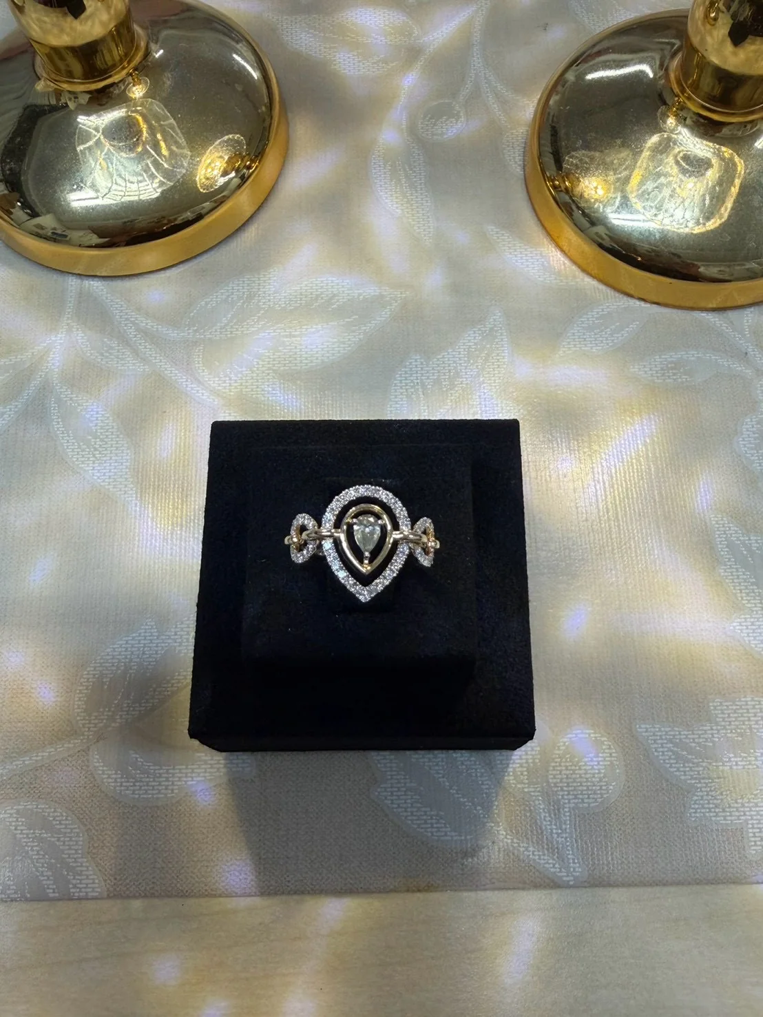 Golden Pear Artistry Ring, view 4