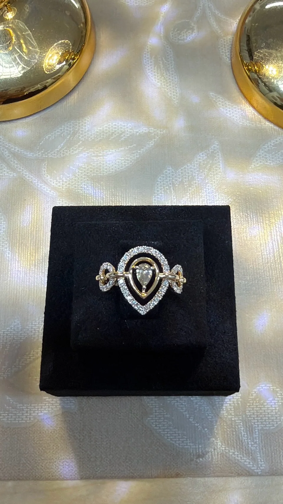 Golden Pear Artistry Ring, view 2