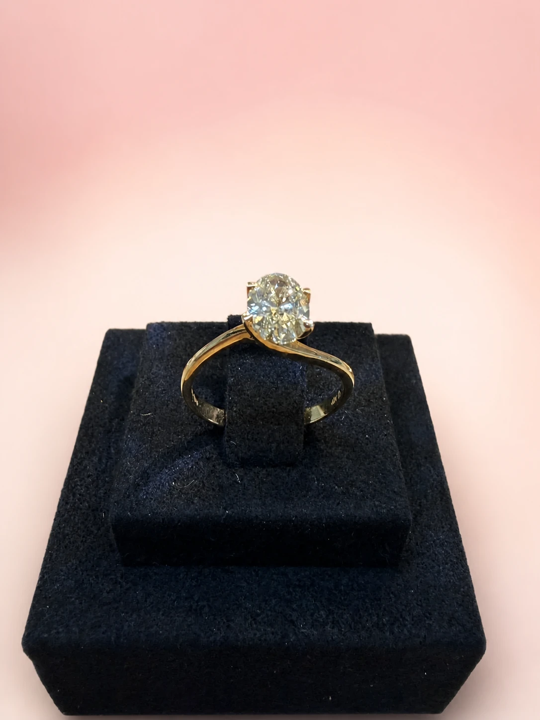 Fancy Yellow Oval Solitaire
